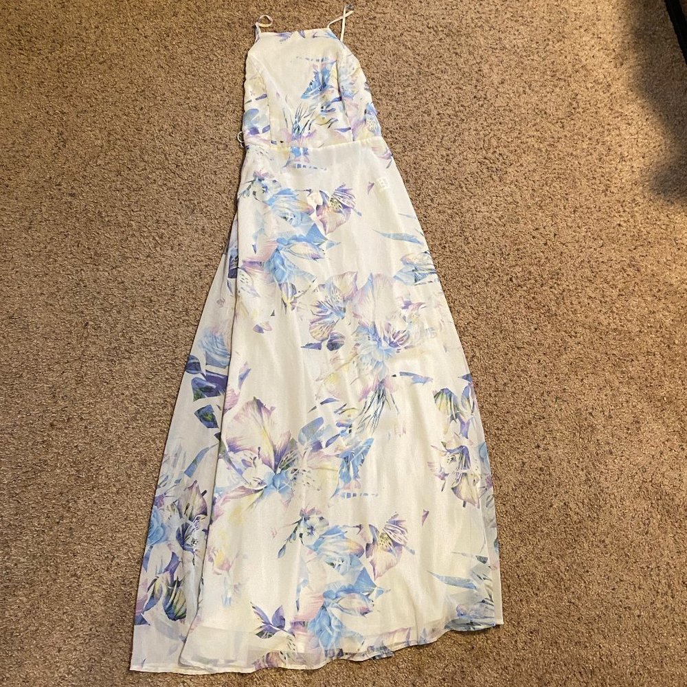 White Floral Maxi Dress